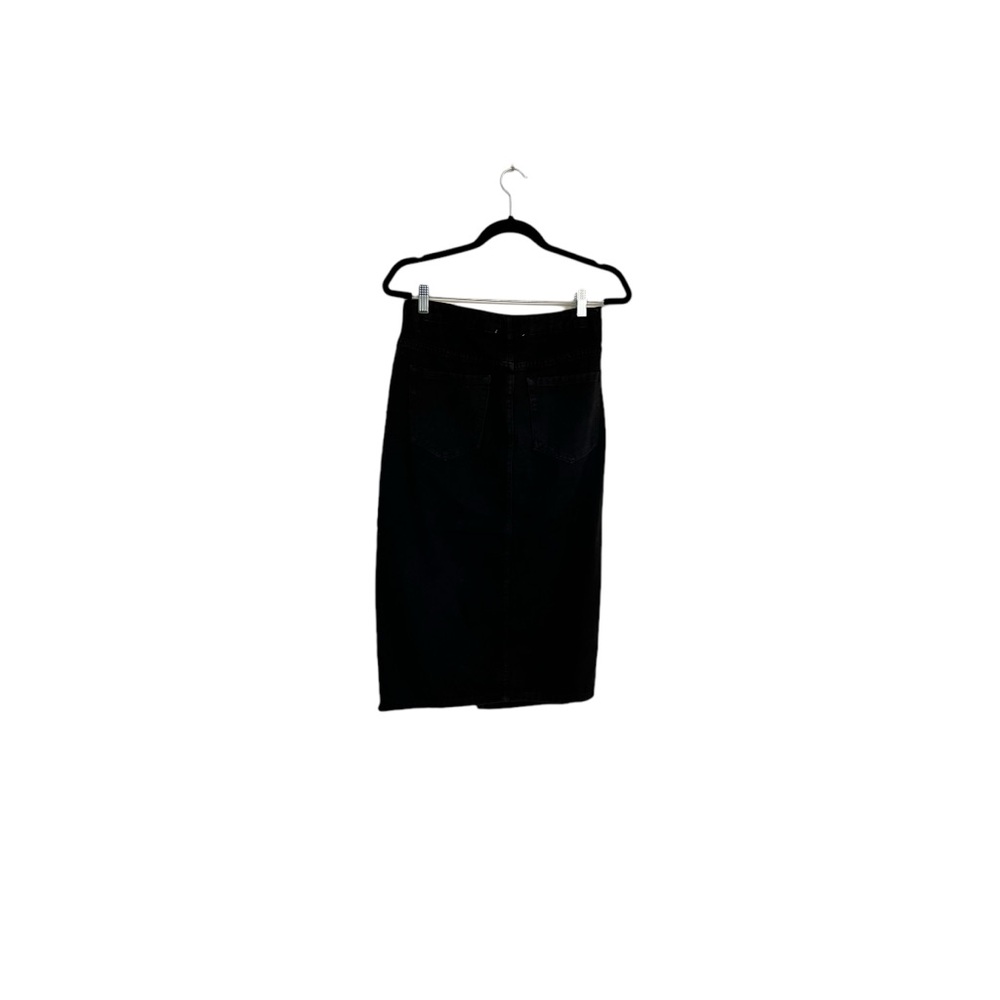 Sophie & Hailee Black Denim Midi Skirt, Size M $12 - Picture 2 of 4